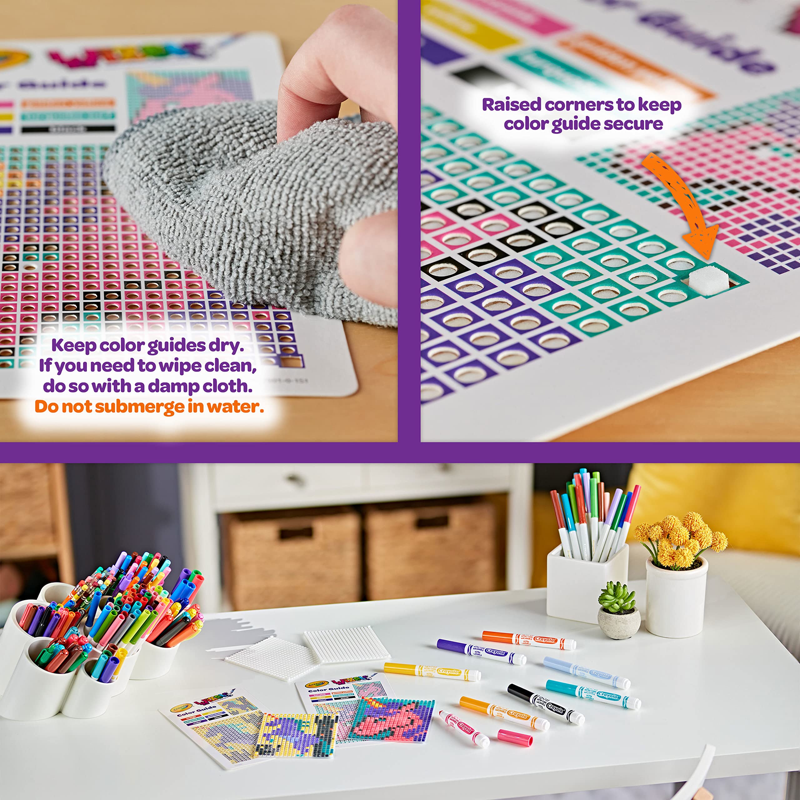 Foto 3 pulgar | Kit De Actividades Crayola Wixels Unicorn Con 8 Marcadores Lavables Para Mayores De 6 - Venta Internacional.