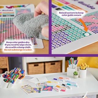 Foto 2 | Kit De Actividades Crayola Wixels Unicorn Con 8 Marcadores Lavables Para Mayores De 6 - Venta Internacional.
