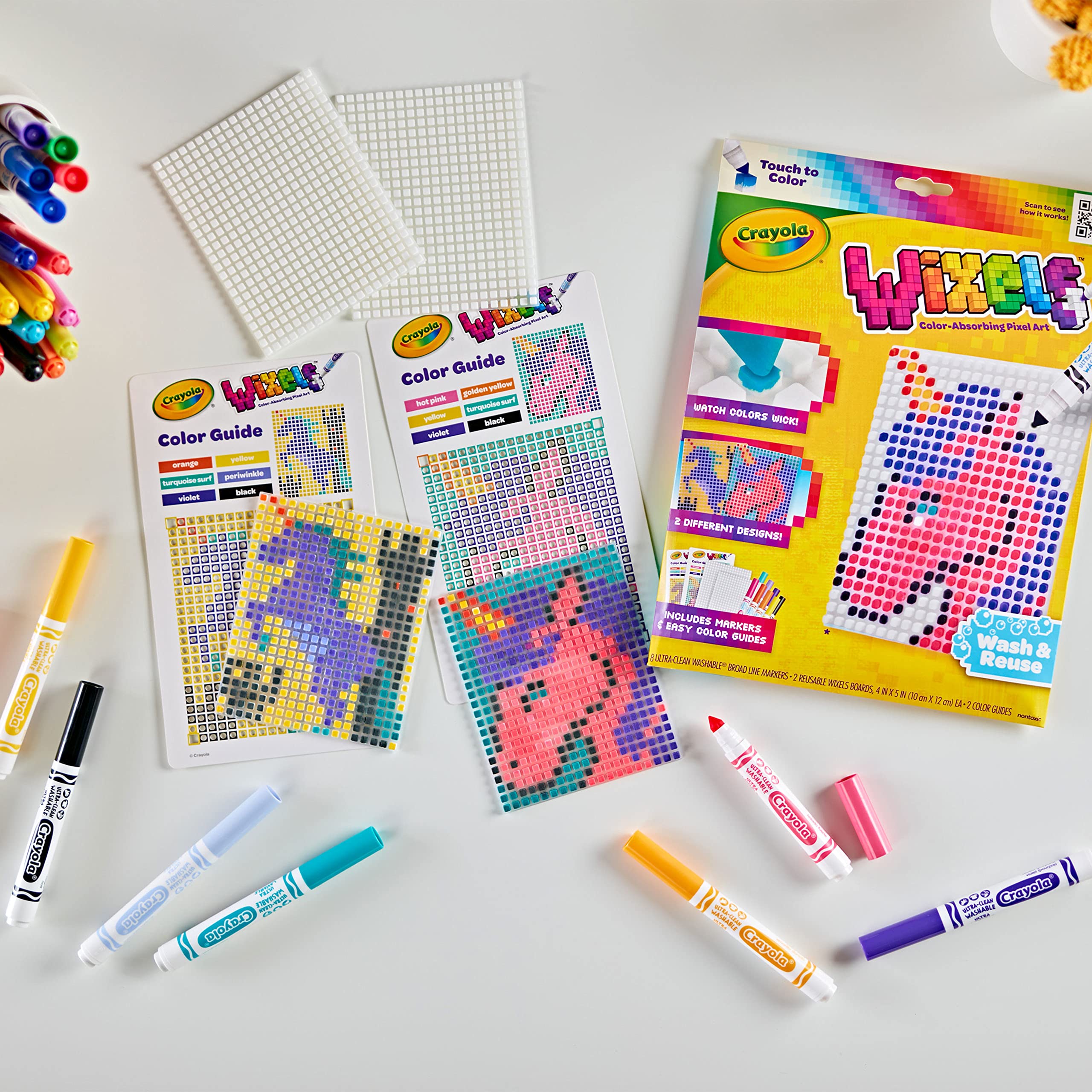 Foto 4 pulgar | Kit De Actividades Crayola Wixels Unicorn Con 8 Marcadores Lavables Para Mayores De 6 - Venta Internacional.