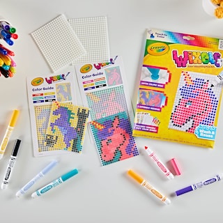 Foto 3 | Kit De Actividades Crayola Wixels Unicorn Con 8 Marcadores Lavables Para Mayores De 6 - Venta Internacional.