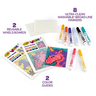 Foto 4 | Kit De Actividades Crayola Wixels Unicorn Con 8 Marcadores Lavables Para Mayores De 6 - Venta Internacional.