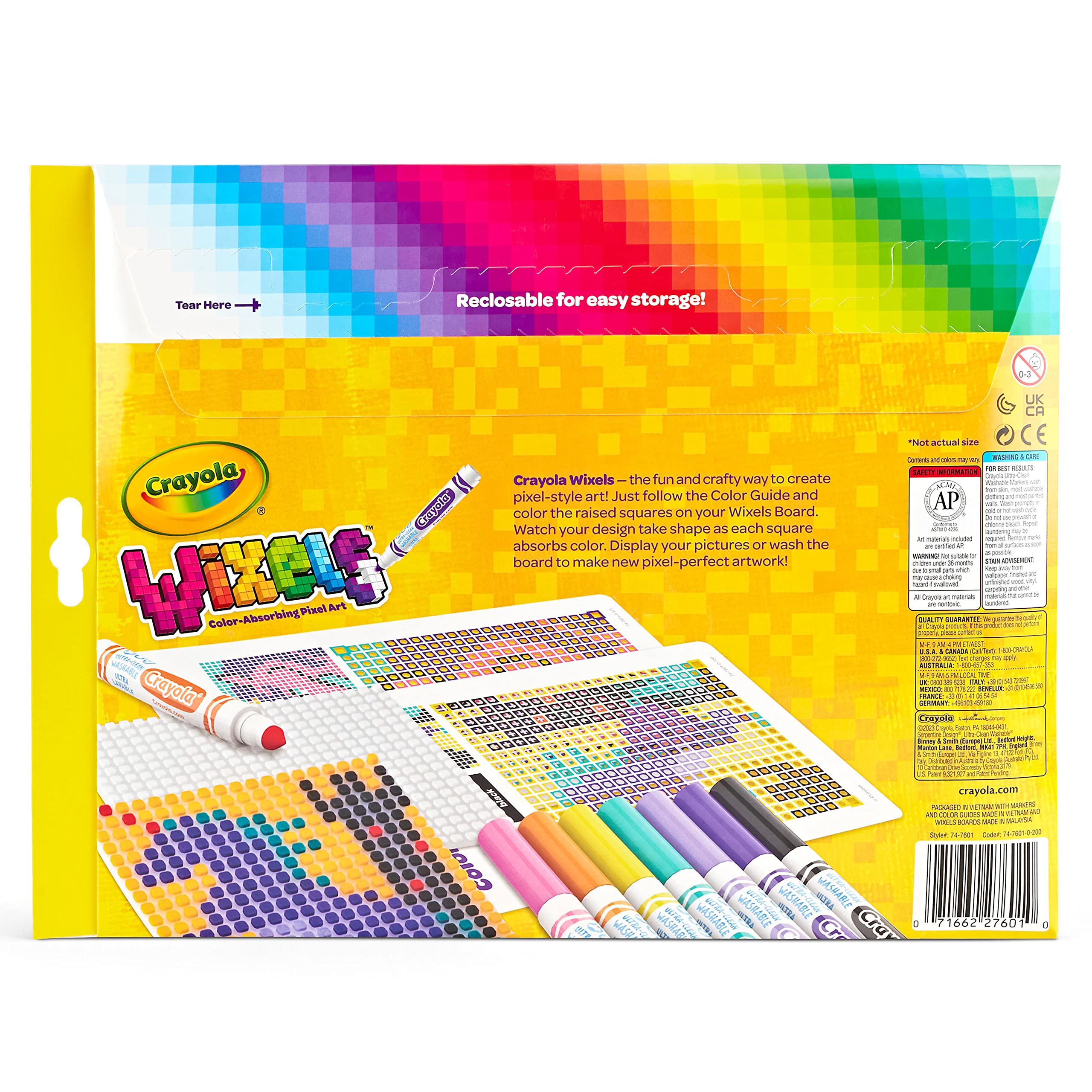Foto 6 pulgar | Kit De Actividades Crayola Wixels Unicorn Con 8 Marcadores Lavables Para Mayores De 6 - Venta Internacional.