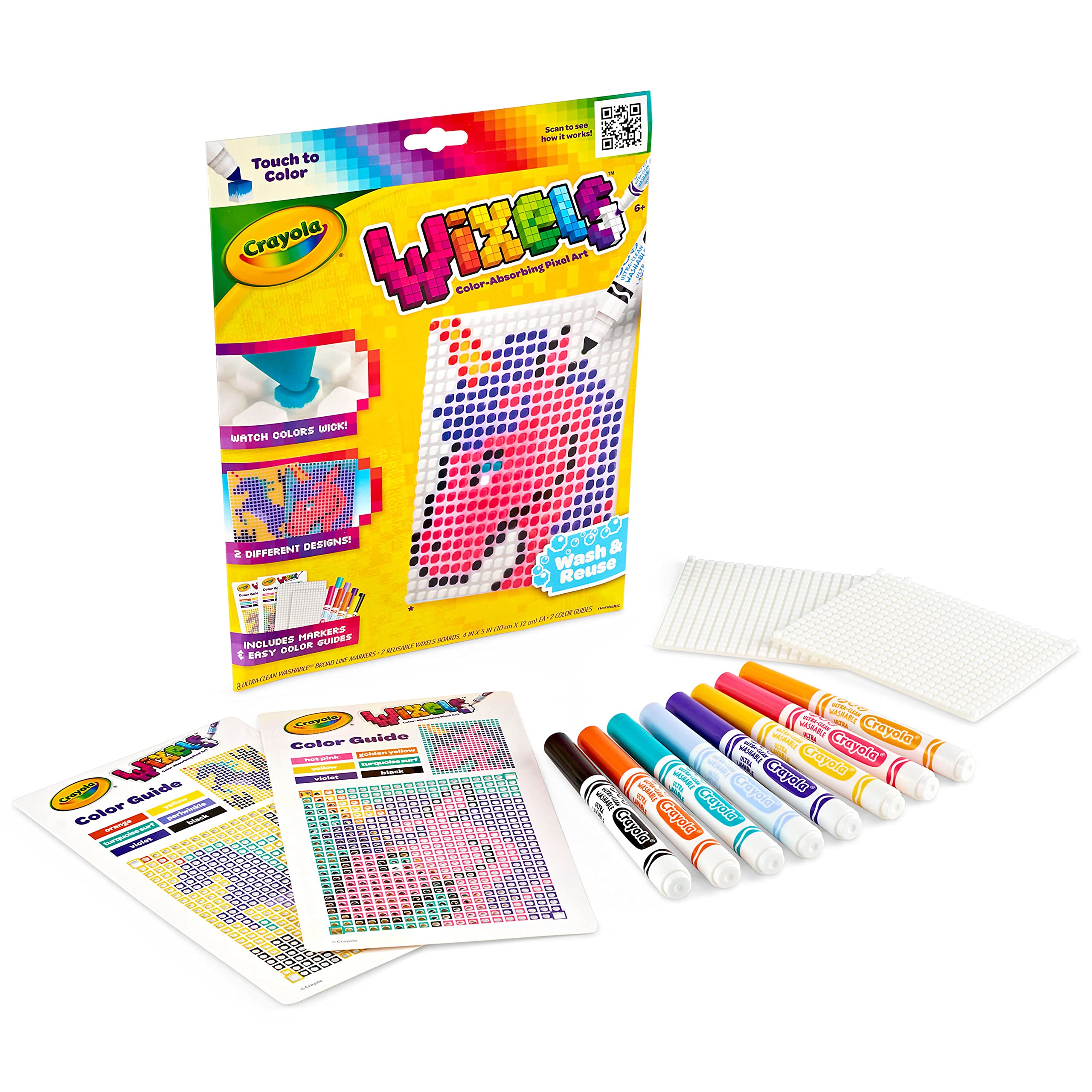 Foto 7 pulgar | Kit De Actividades Crayola Wixels Unicorn Con 8 Marcadores Lavables Para Mayores De 6 - Venta Internacional.
