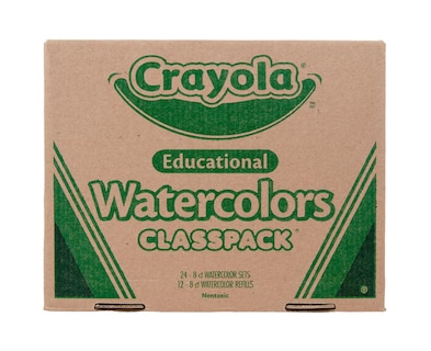 Foto 1 | Set De Pintura De Acuarela Crayola Classpack, 24 Sartenes Y 12 Recambios - Venta Internacional.