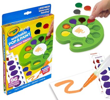 Foto 7 | Set De Pintura De Acuarela Crayola Pop & Paint Palette, Regalo Para Niños - Venta Internacional.