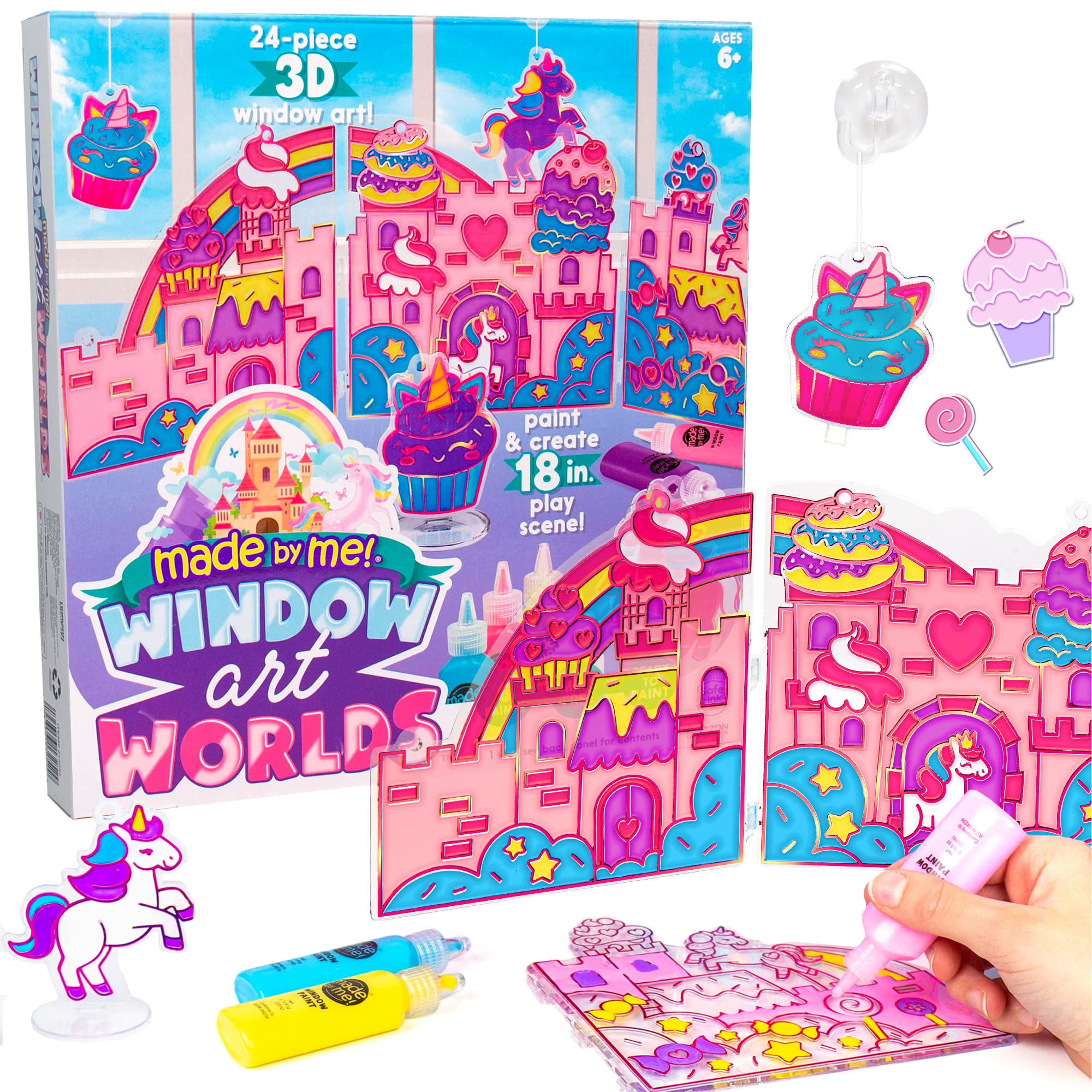 Kit De Decoración Para Ventanas Hecho Por Mí Para Pintar Y Crear Un Mundo De Unicornios - Venta Internacional.