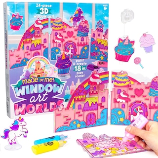 Foto 1 | Kit De Decoración Para Ventanas Hecho Por Mí Para Pintar Y Crear Un Mundo De Unicornios - Venta Internacional.