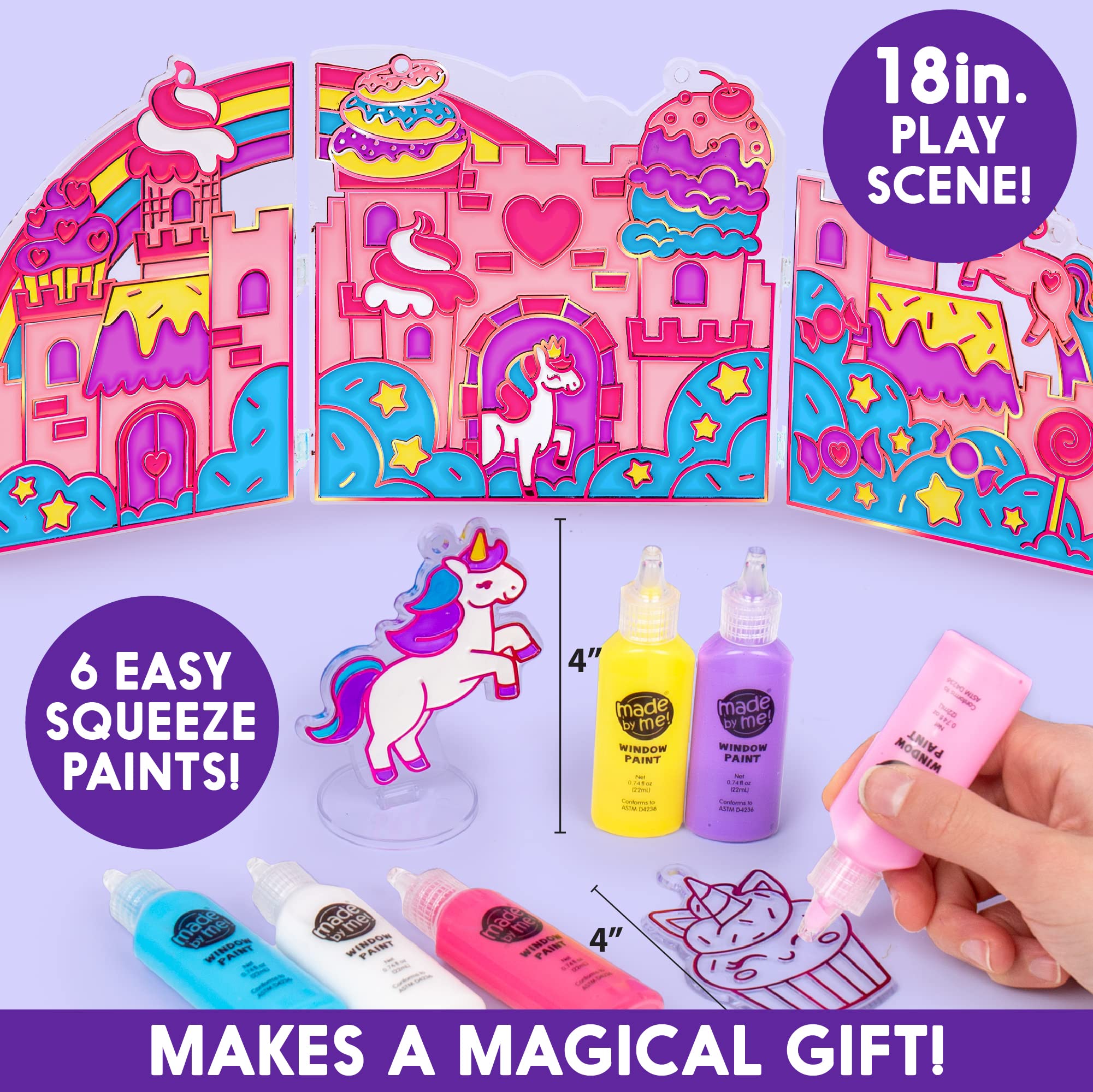 Foto 3 pulgar | Kit De Decoración Para Ventanas Hecho Por Mí Para Pintar Y Crear Un Mundo De Unicornios - Venta Internacional.