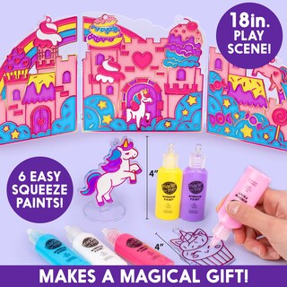 Foto 2 | Kit De Decoración Para Ventanas Hecho Por Mí Para Pintar Y Crear Un Mundo De Unicornios - Venta Internacional.