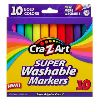 Foto 1 | Marcadores Lavables Cra-z-art Bold, 10 Unidades - Venta Internacional.