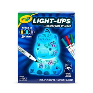 Foto 1 | Figura De Unicornio Iluminada De Toy Crayola Con Marcadores Lavables - Venta Internacional.