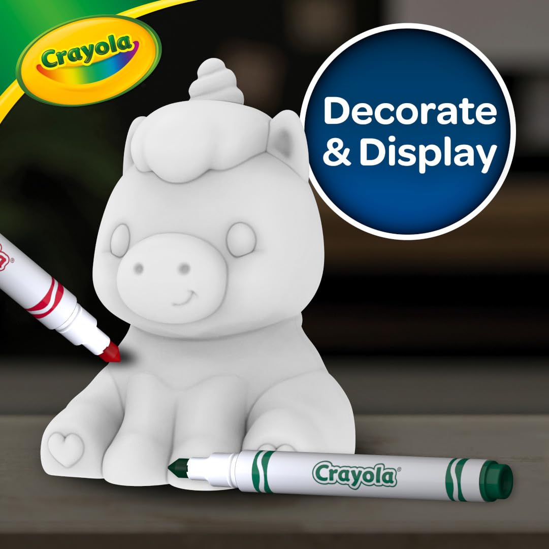 Foto 5 pulgar | Figura De Unicornio Iluminada De Toy Crayola Con Marcadores Lavables - Venta Internacional.