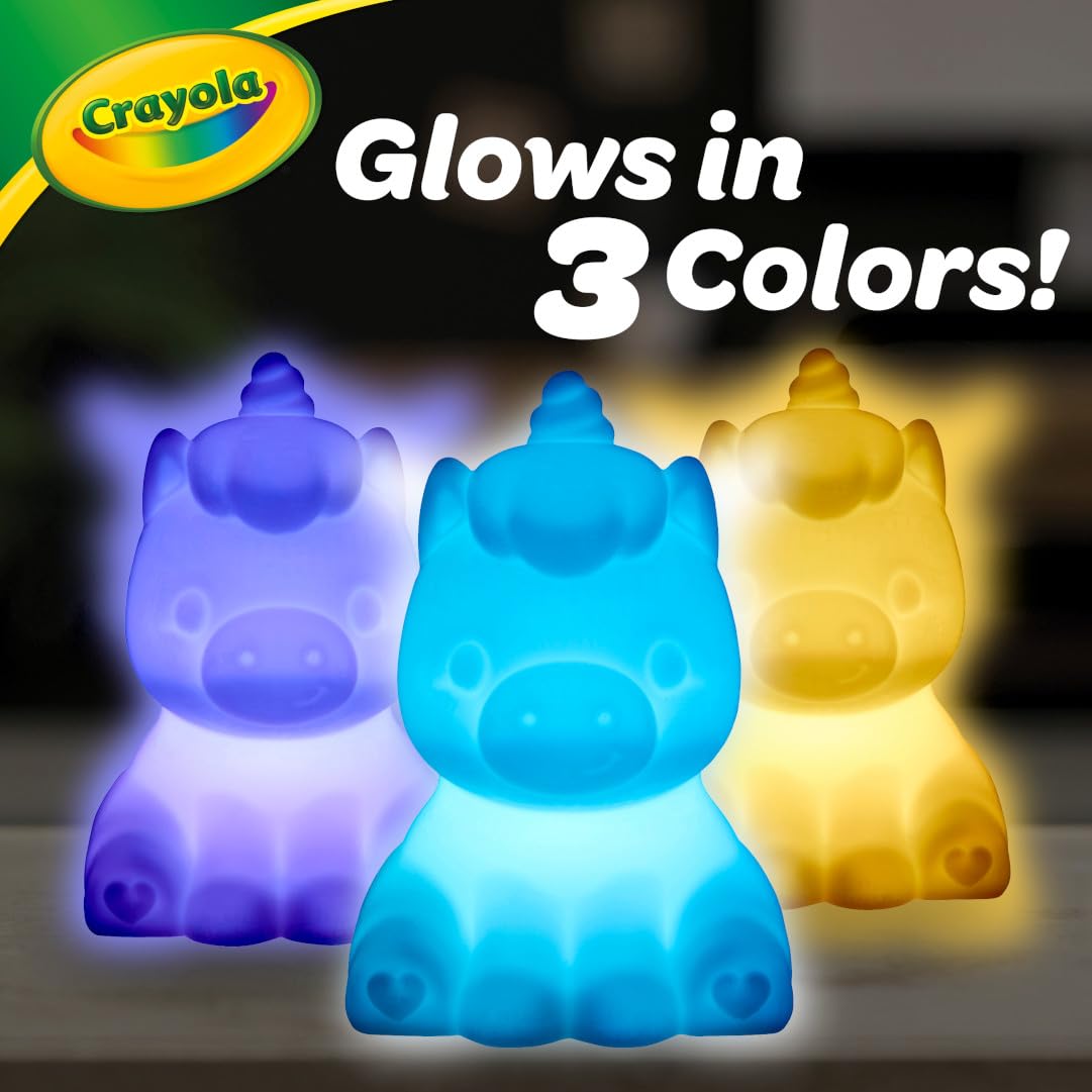 Foto 6 pulgar | Figura De Unicornio Iluminada De Toy Crayola Con Marcadores Lavables - Venta Internacional.