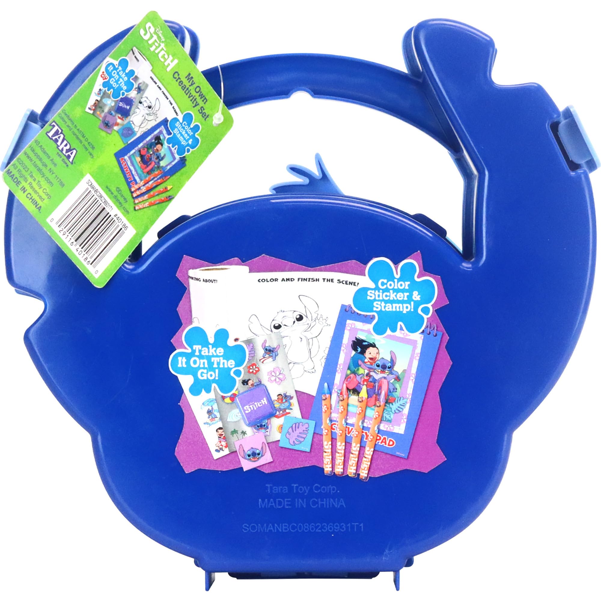 Foto 4 pulgar | Set Creativo Tara Toys Stitch My Own Con Funda Y Pegatinas - Venta Internacional.