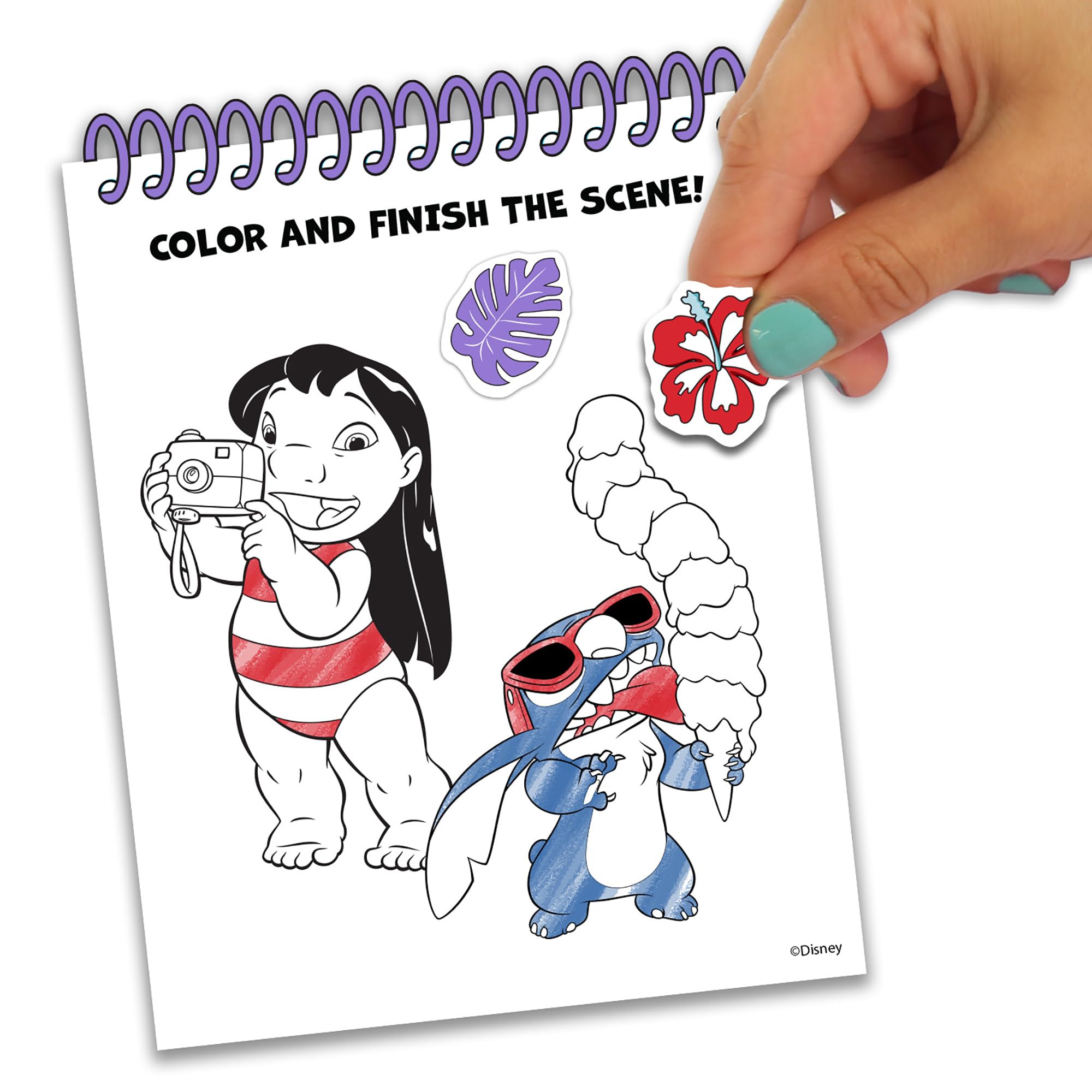 Foto 6 pulgar | Set Creativo Tara Toys Stitch My Own Con Funda Y Pegatinas - Venta Internacional.