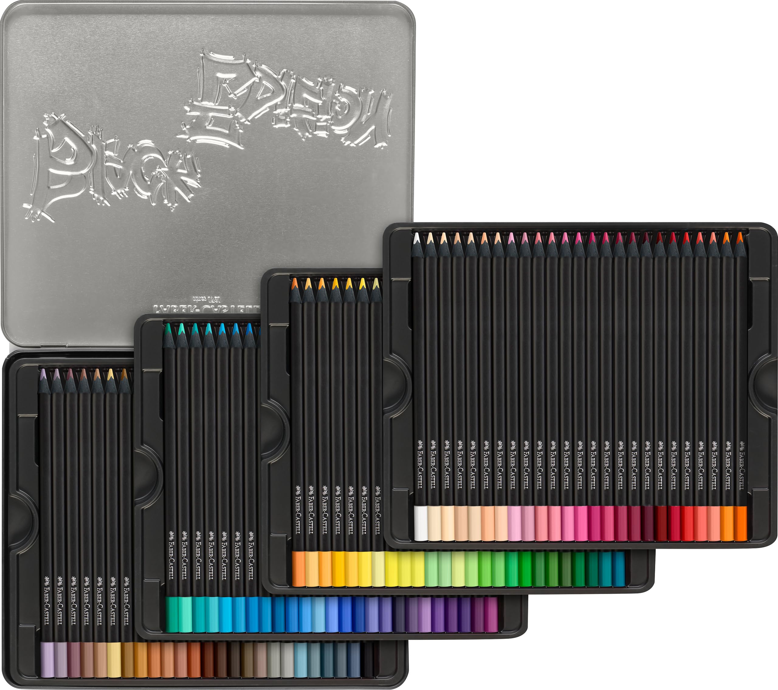 Foto 3 pulgar | Lápices De Colores Faber-castell Black Edition, 100 Unidades - Venta Internacional.