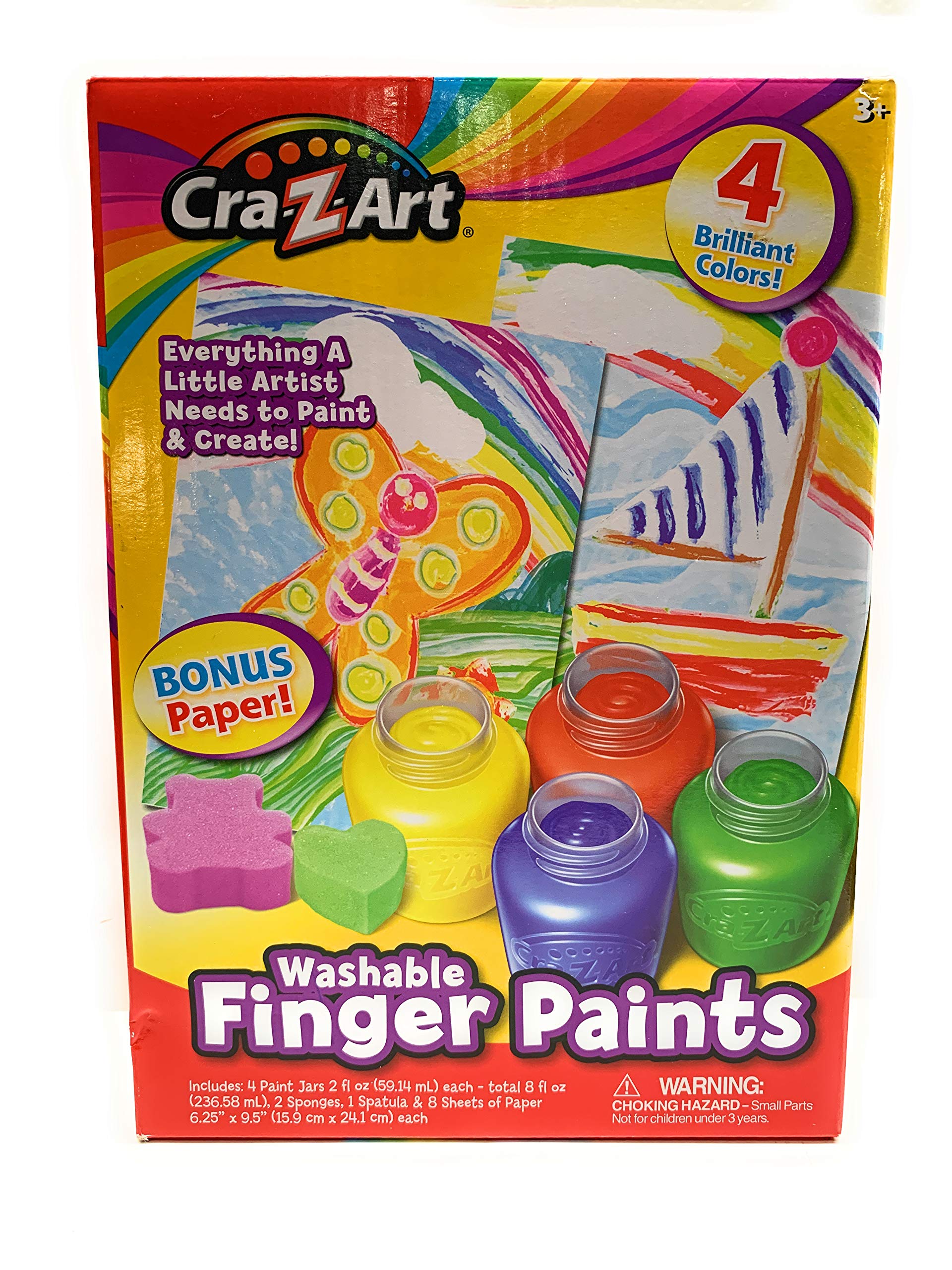 Foto 1 | Set De Pintura Para Dedos Cra-z-art Con Papel - Venta Internacional.