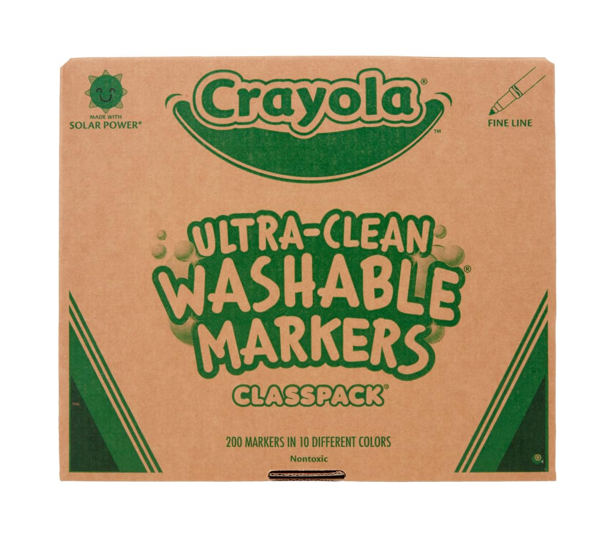 Foto 4 pulgar | Marcadores Crayola Ultra Clean, Lavables, 200 Líneas Finas, 10 Colores - Venta Internacional.