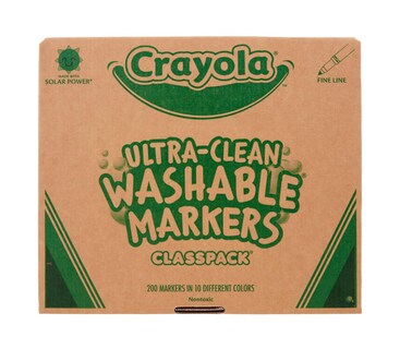 Foto 3 | Marcadores Crayola Ultra Clean, Lavables, 200 Líneas Finas, 10 Colores - Venta Internacional.