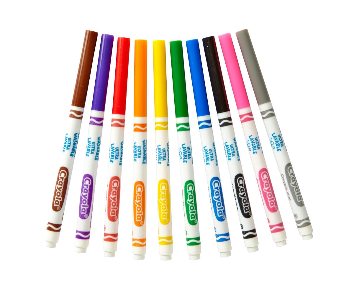 Foto 6 | Marcadores Crayola Ultra Clean, Lavables, 200 Líneas Finas, 10 Colores - Venta Internacional.