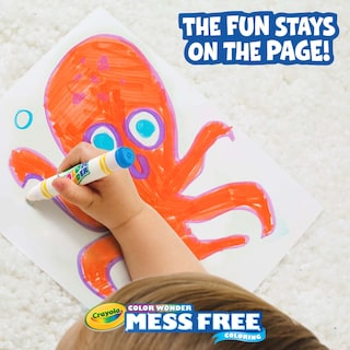 Foto 4 | Kit Para Colorear Crayola Color Wonder De 120 Unidades Con 20 Minirotuladores - Venta Internacional.