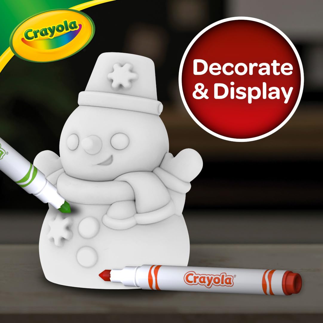 Foto 6 pulgar | Muñeco De Nieve Con Forma De Muñeco De Nieve, Crayola, Con 3 Rotuladores Lavables - Venta Internacional.