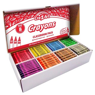Foto 1 | Crayon Cra-z-art Bulk Class, Paquete De 800 Unidades, 8 Colores Surtidos - Venta Internacional.