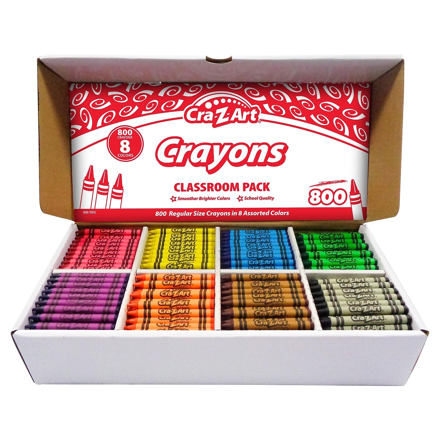 Foto 4 pulgar | Crayon Cra-z-art Bulk Class, Paquete De 800 Unidades, 8 Colores Surtidos - Venta Internacional.