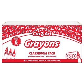 Foto 4 | Crayon Cra-z-art Bulk Class, Paquete De 800 Unidades, 8 Colores Surtidos - Venta Internacional.