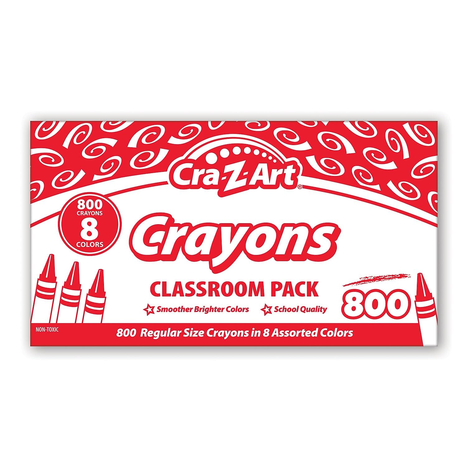Foto 6 pulgar | Crayon Cra-z-art Bulk Class, Paquete De 800 Unidades, 8 Colores Surtidos - Venta Internacional.