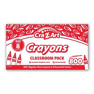 Foto 5 | Crayon Cra-z-art Bulk Class, Paquete De 800 Unidades, 8 Colores Surtidos - Venta Internacional.