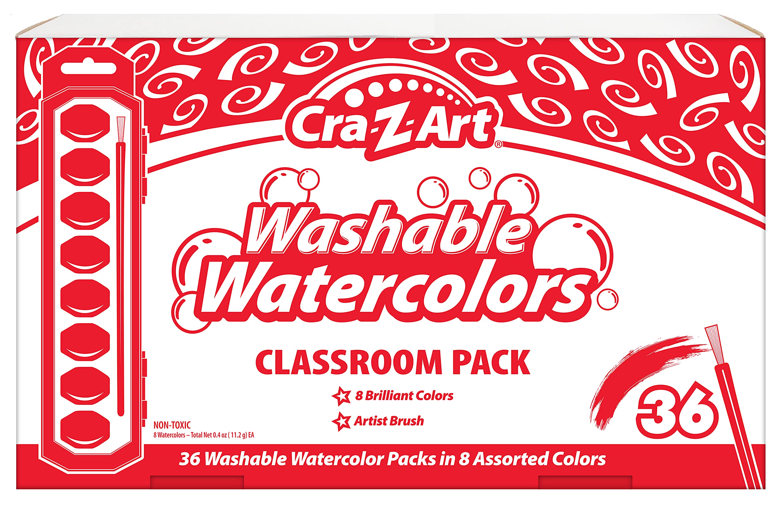 Foto 3 pulgar | Set De Pintura De Acuarela Cra-z-art De 8 Colores Con 36 Kits Para Niños - Venta Internacional.
