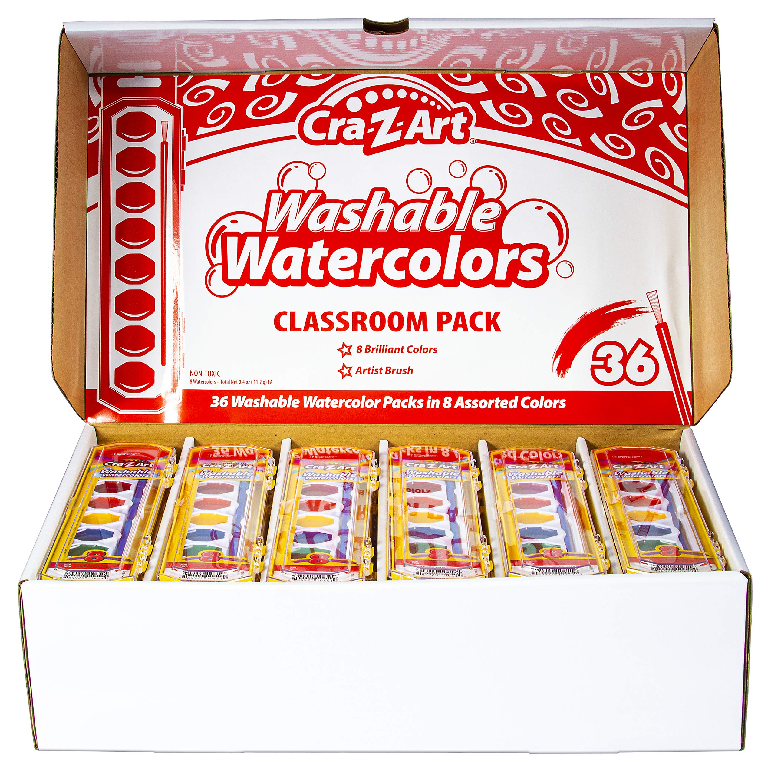 Foto 4 pulgar | Set De Pintura De Acuarela Cra-z-art De 8 Colores Con 36 Kits Para Niños - Venta Internacional.
