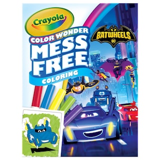 Foto 1 | Set Para Colorear Crayola Batwheels Color Wonder Con 18 Páginas Y 5 Rotuladores - Venta Internacional.