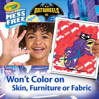 Foto 4 | Set Para Colorear Crayola Batwheels Color Wonder Con 18 Páginas Y 5 Rotuladores - Venta Internacional.
