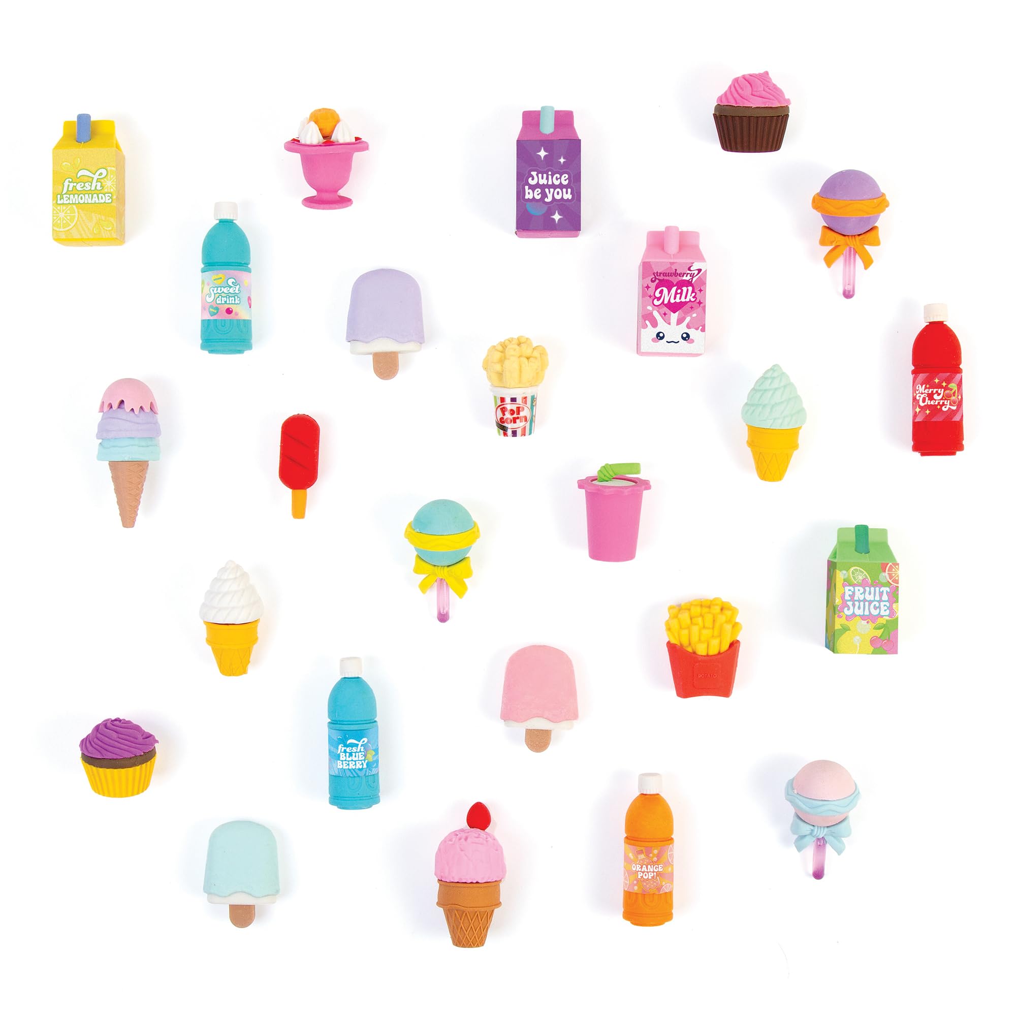 Foto 3 | Set De Borradores De Rompecabezas Make It Real 3c4g Snacks 'n Sweets, 25 Alimentos - Venta Internacional.