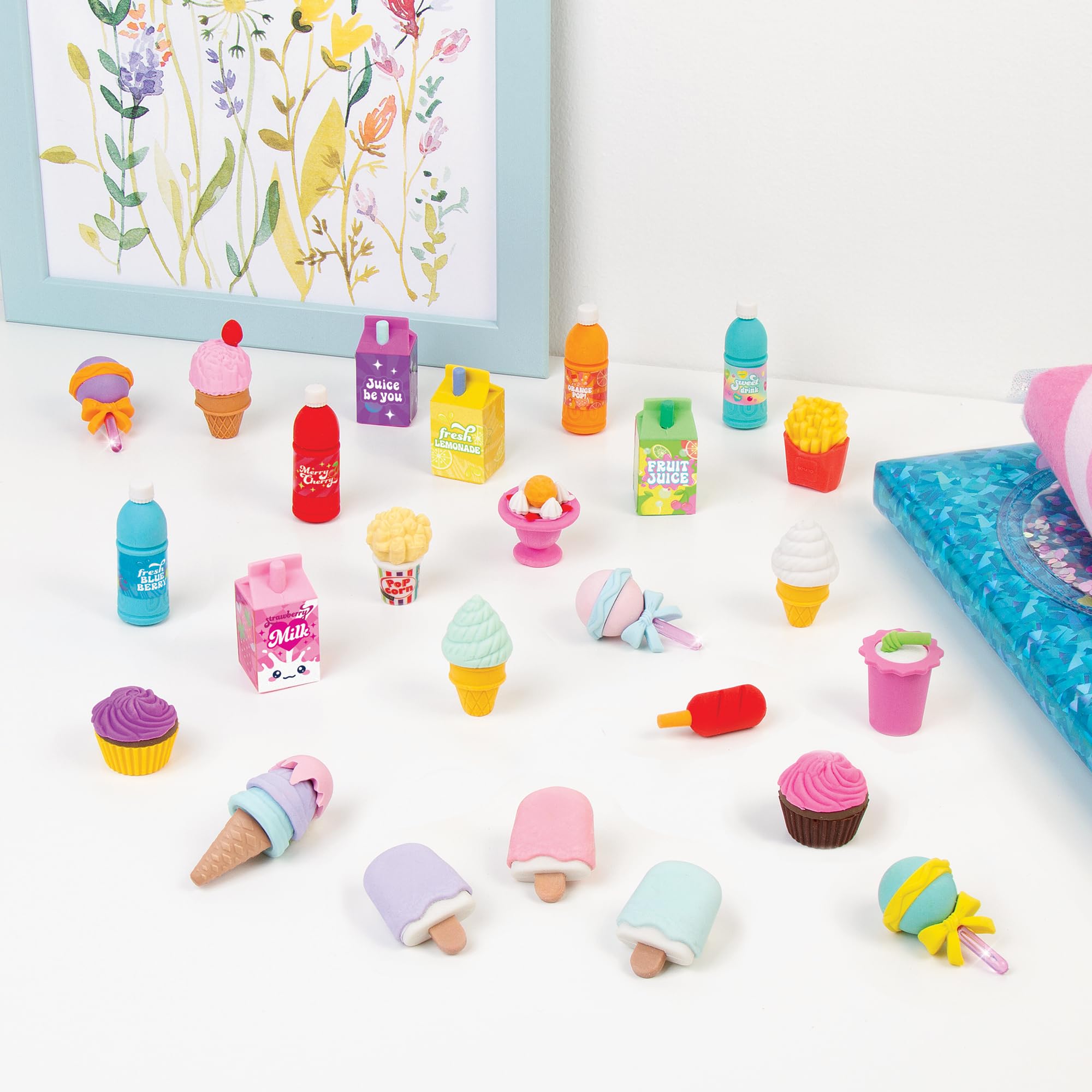 Foto 5 | Set De Borradores De Rompecabezas Make It Real 3c4g Snacks 'n Sweets, 25 Alimentos - Venta Internacional.