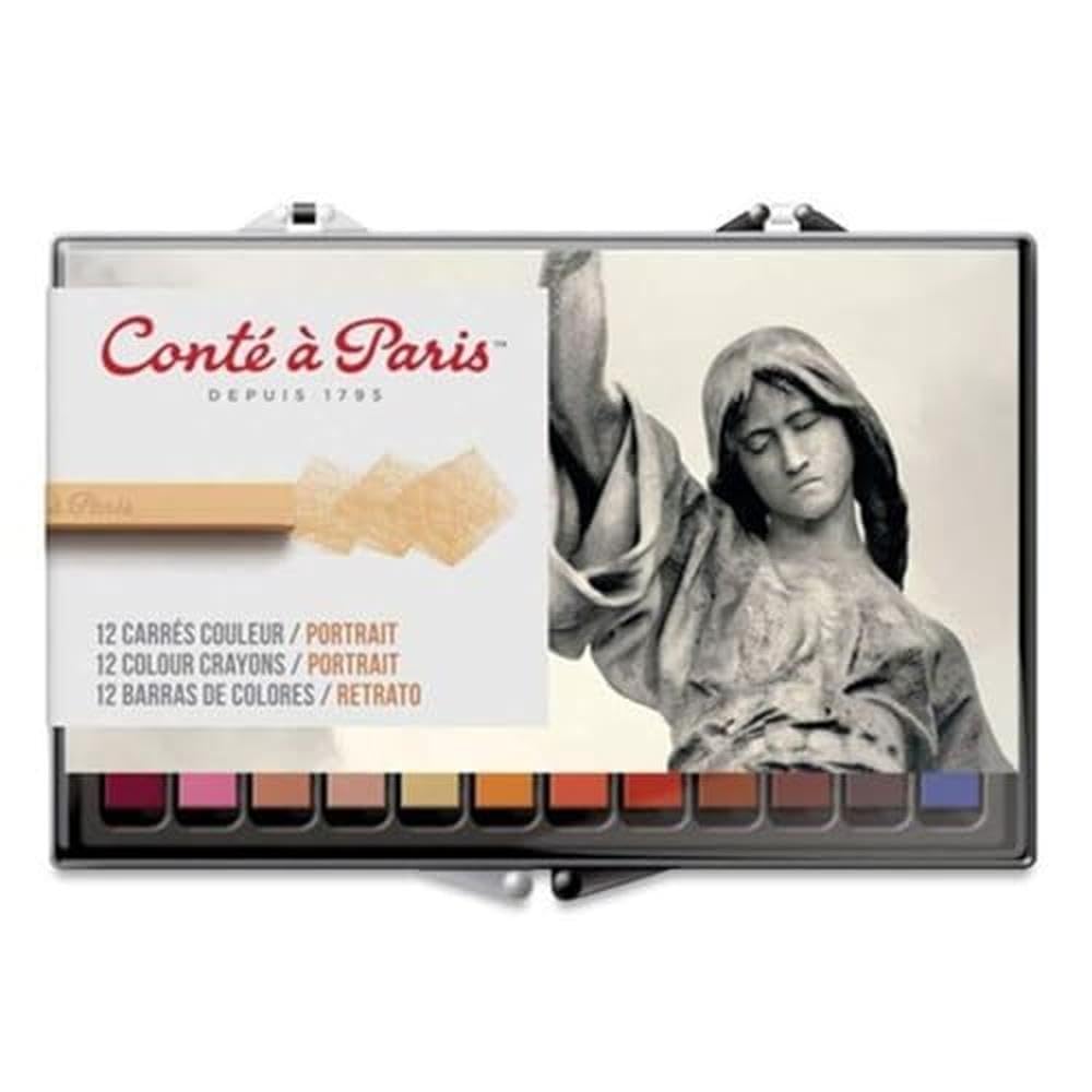 Foto 2 pulgar | Set De Crayones De Colores Conté À Paris Con 12 Colores De Retrato - Venta Internacional.