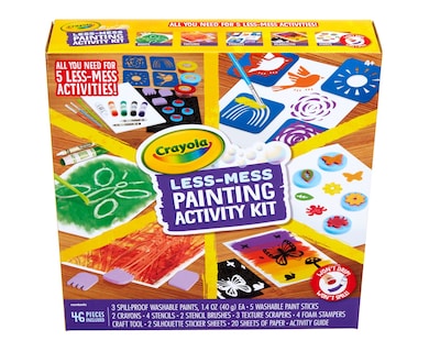 Foto 2 | Kit De Actividades De Pintura Crayola Less Mess Kids, 46 Unidades, Más De 4 Años - Venta Internacional.