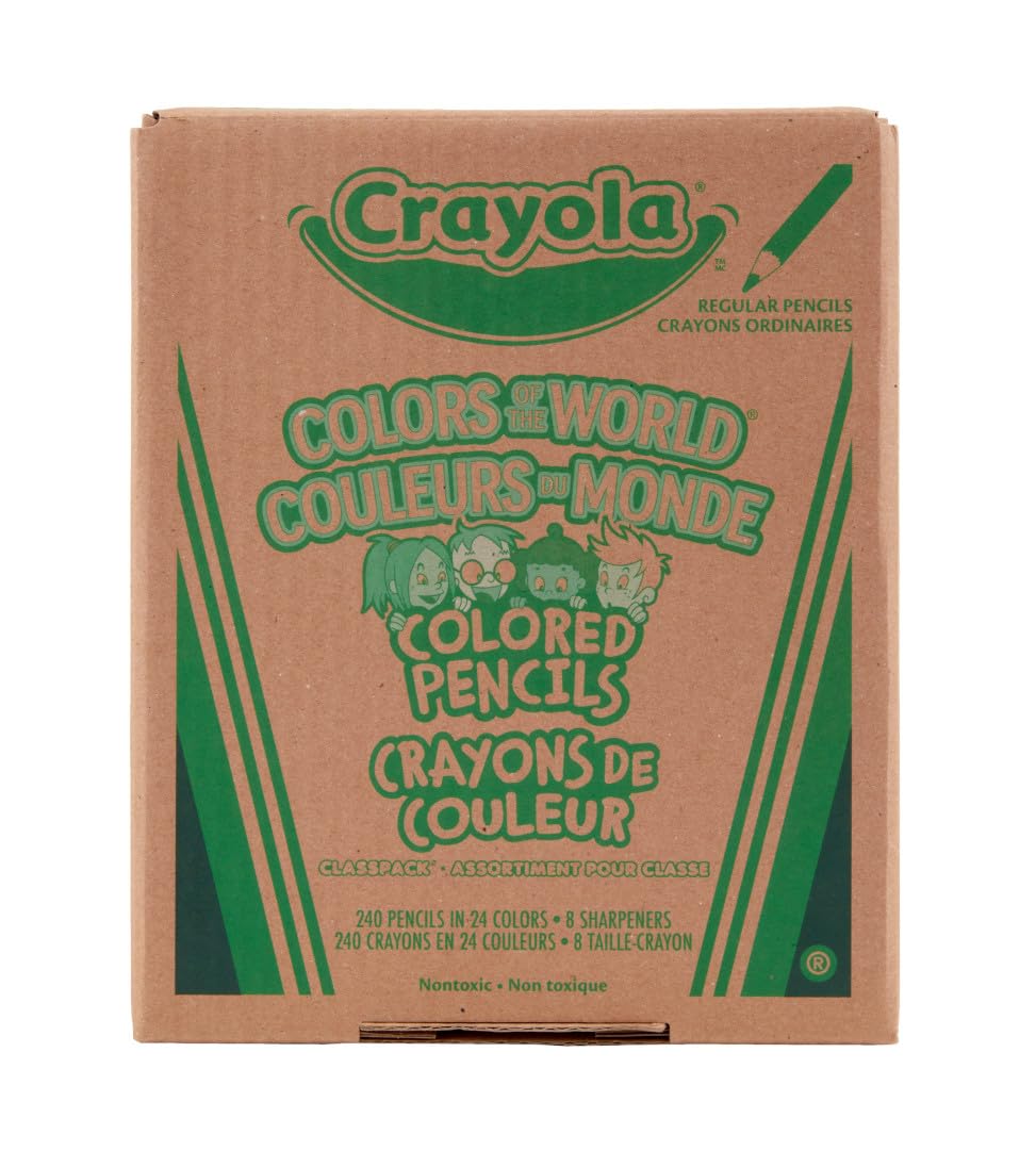 Foto 3 pulgar | Lápices De Colores Crayola Colors Of The World Skin Tone 240 Unidades - Venta Internacional.