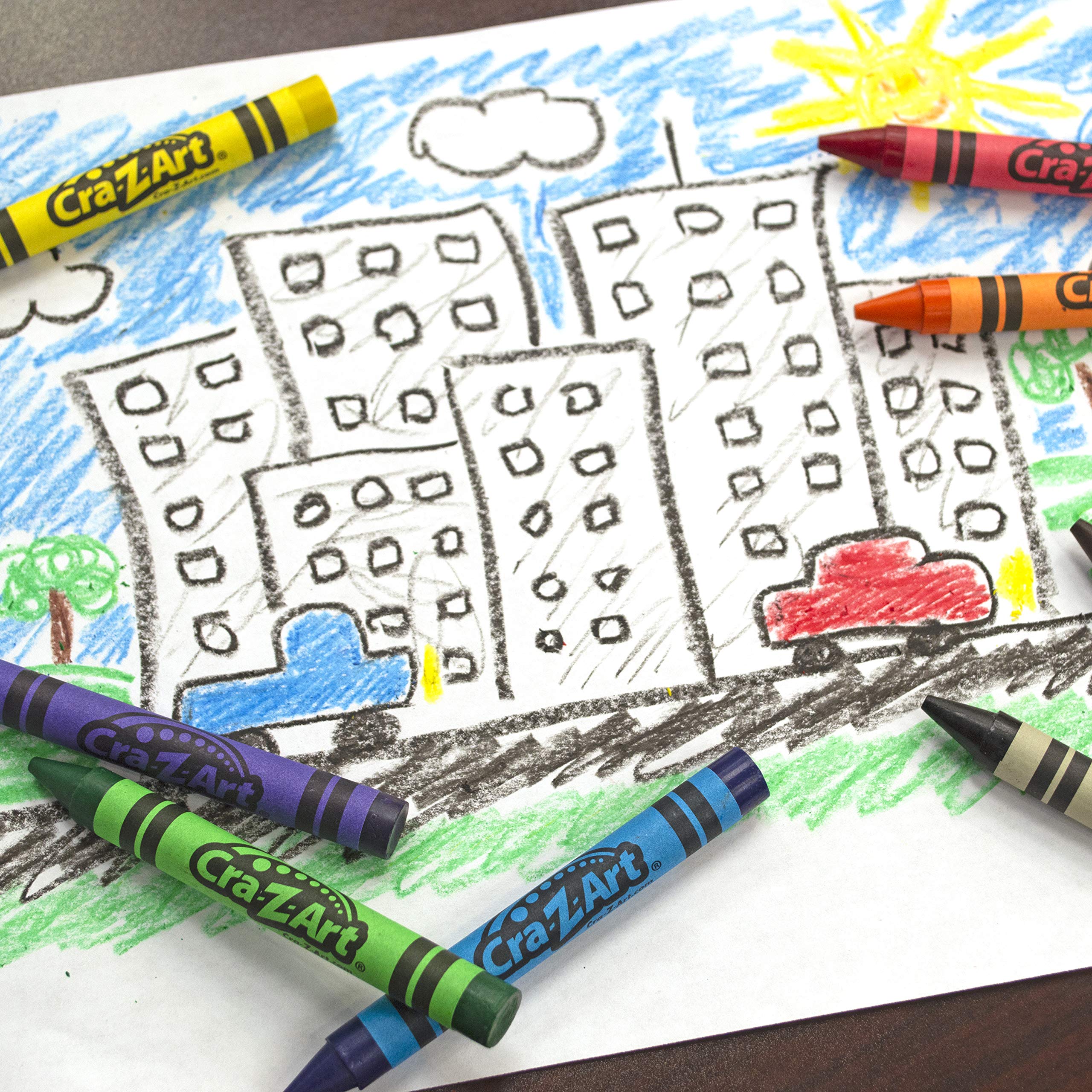 Foto 6 pulgar | Set De Crayones Cra-z-art Jumbo 200 Unidades, 8 Colores Surtidos Para Niños - Venta Internacional.