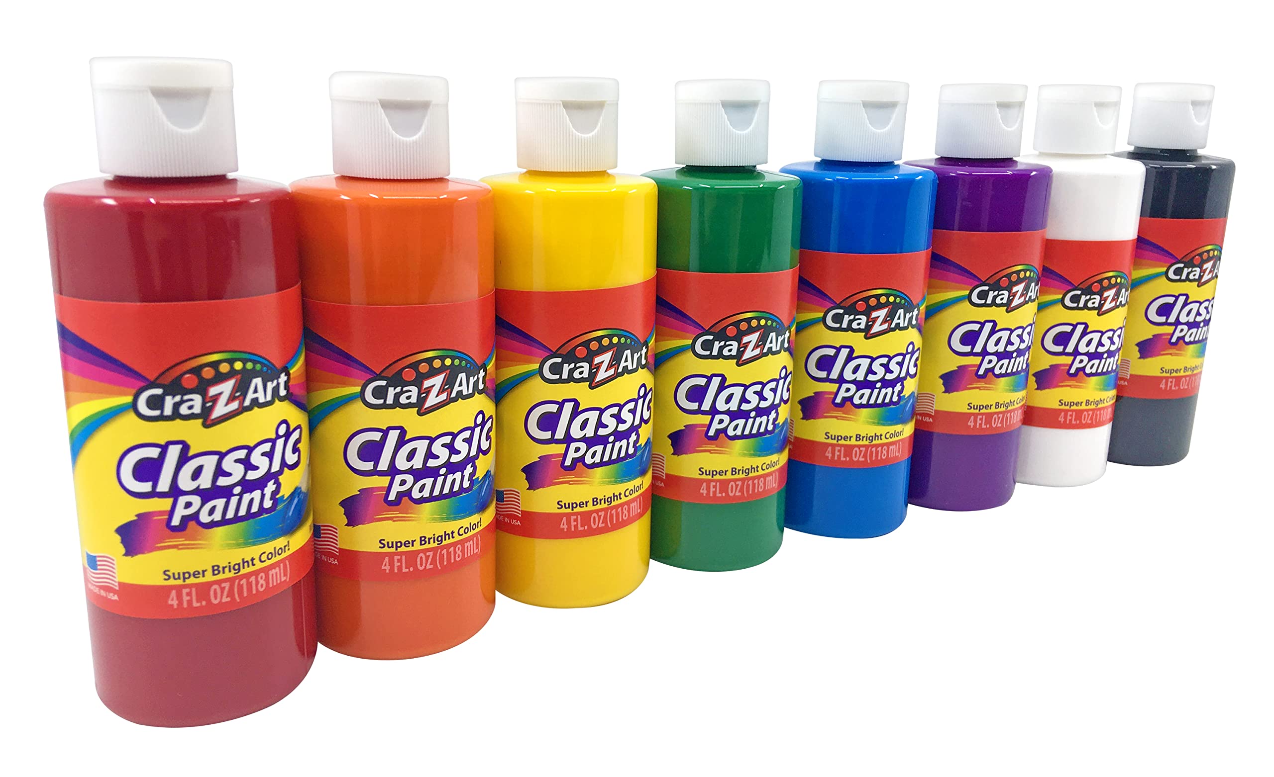 Foto 2 pulgar | Set De Pinturas Cra-z-art, Lavable, Clásico, 8 Unidades, 118 Ml, Varios Colores - Venta Internacional.