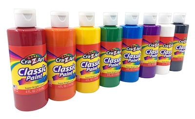 Foto 1 | Set De Pinturas Cra-z-art, Lavable, Clásico, 8 Unidades, 118 Ml, Varios Colores - Venta Internacional.