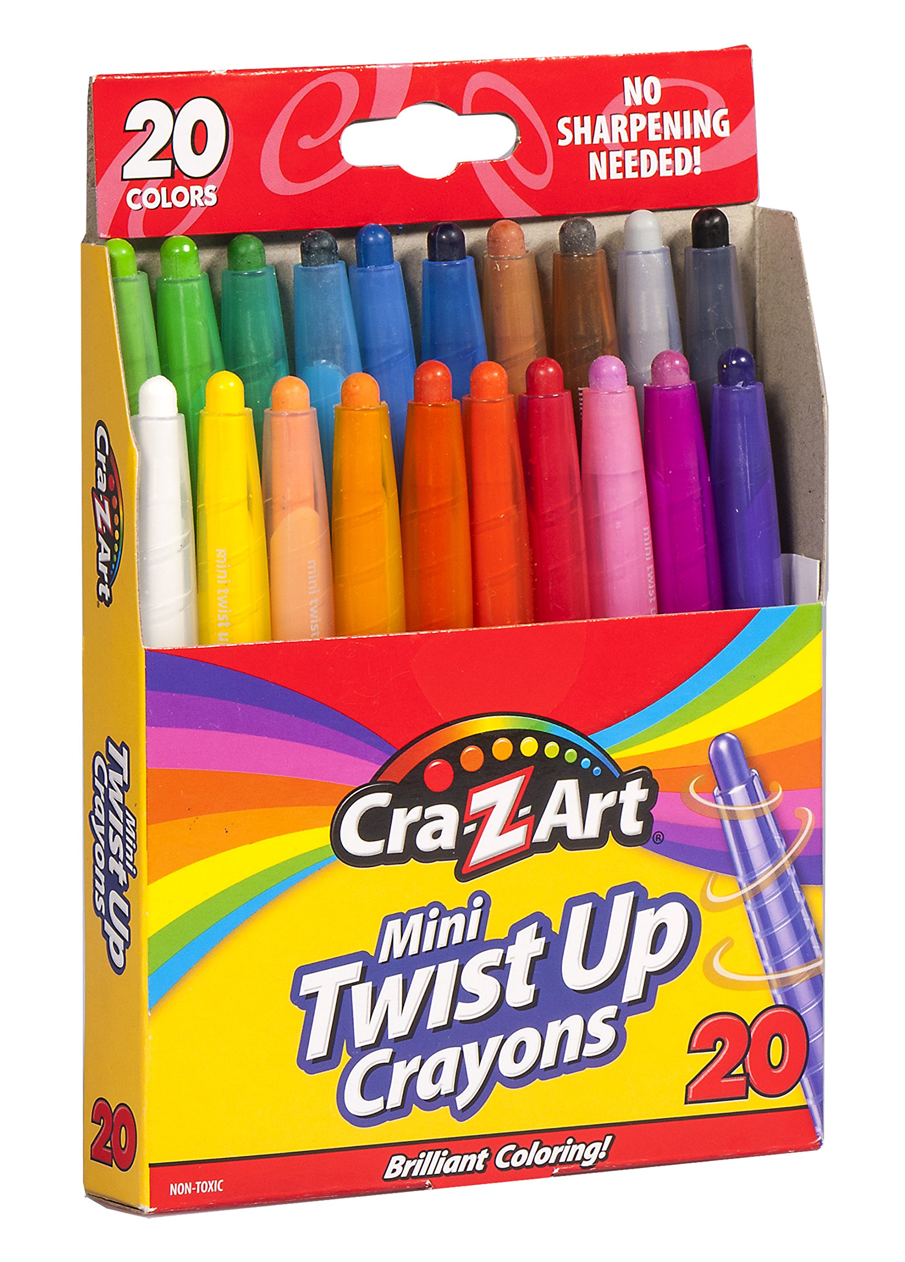 Foto 1 | Lápices De Colores Cra-z-art Mini Twist Up, 20 Unidades - Venta Internacional.