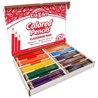 Foto 1 | Lápices De Colores Cra-z-art Bulk Class, Paquete De 250 Unidades, 10 Colores - Venta Internacional.