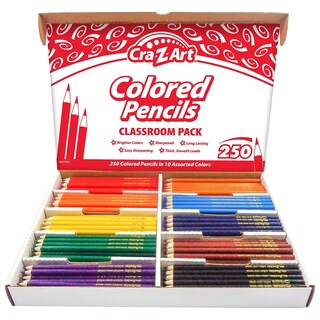 Foto 3 | Lápices De Colores Cra-z-art Bulk Class, Paquete De 250 Unidades, 10 Colores - Venta Internacional.