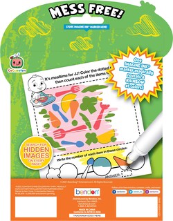 Foto 4 | Libro Para Colorear Bendon Cocomelon Imagine Ink Con Rotulador - Venta Internacional.