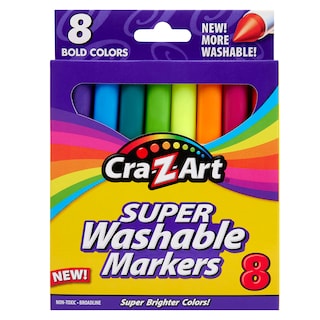 Foto 1 | Marcadores Broadline Lavables Cra-z-art Bold Para Artículos De Escritura, 8 - Venta Internacional.