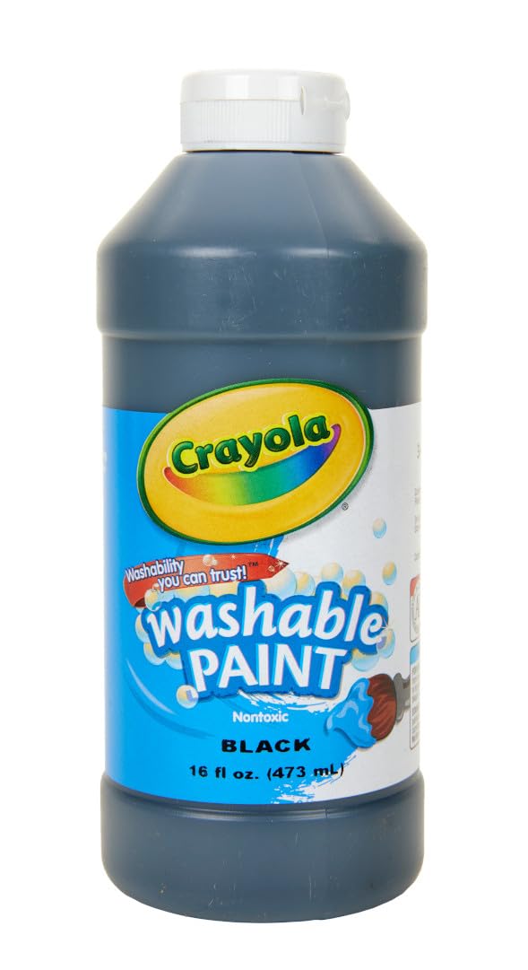 Foto 2 pulgar | Paint Crayola, Lavable, Color Negro, 473 Ml - Venta Internacional.