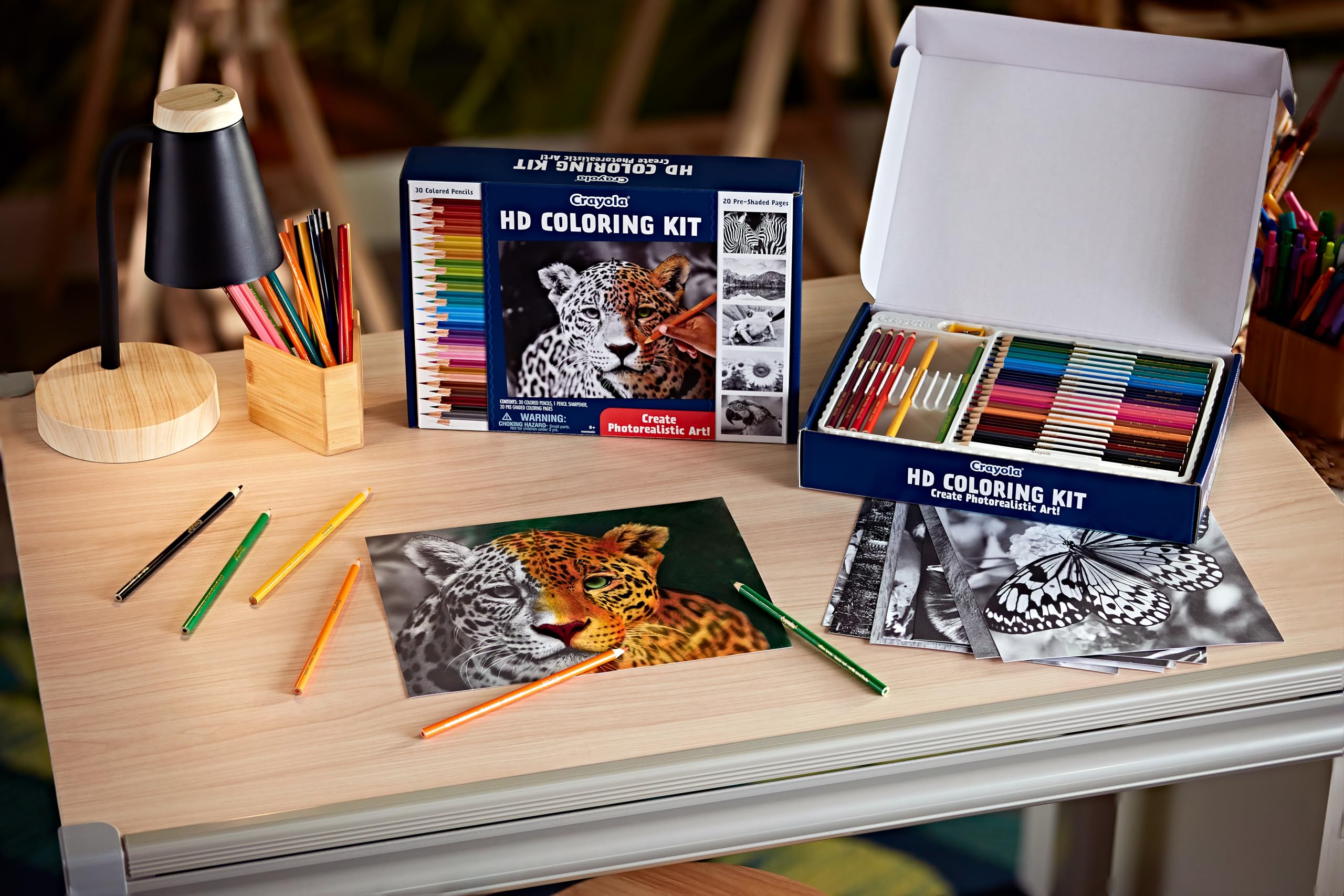 Foto 6 | Kit Para Colorear Crayola Hd Con 30 Lápices De Colores Y 20 Páginas - Venta Internacional.
